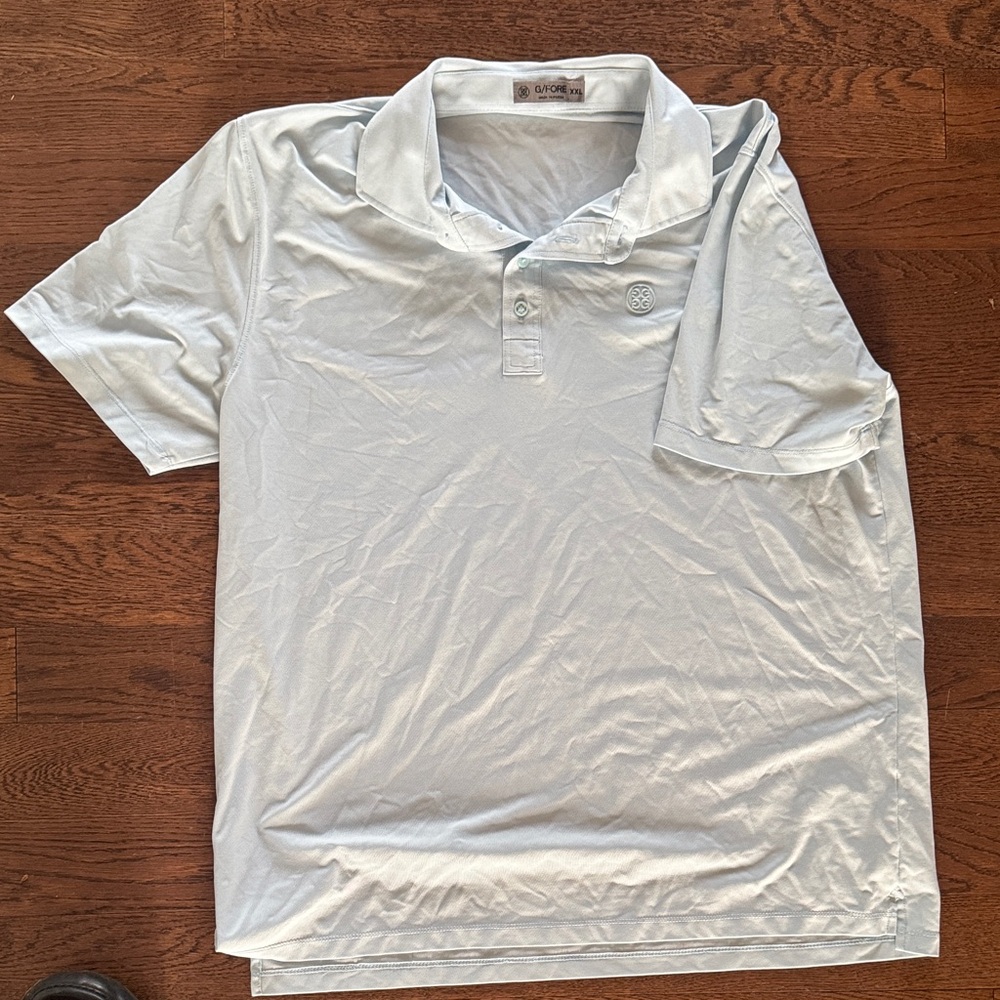 G/FORE Light Gray Polo Shirt